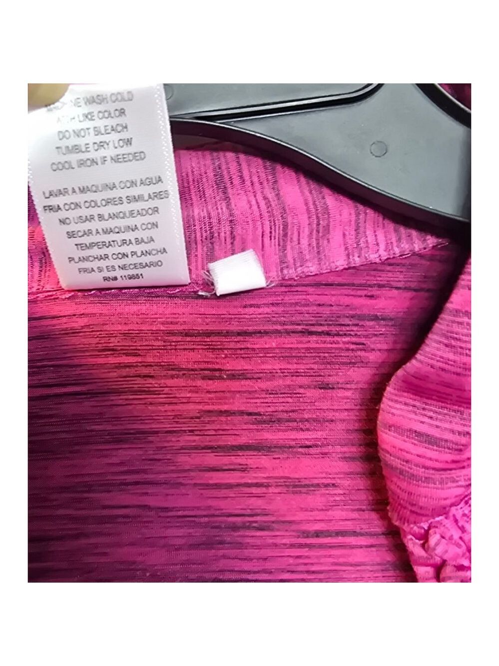 Women's Fuchsia Short Sleeve Tee M - Picture 5 of 7
